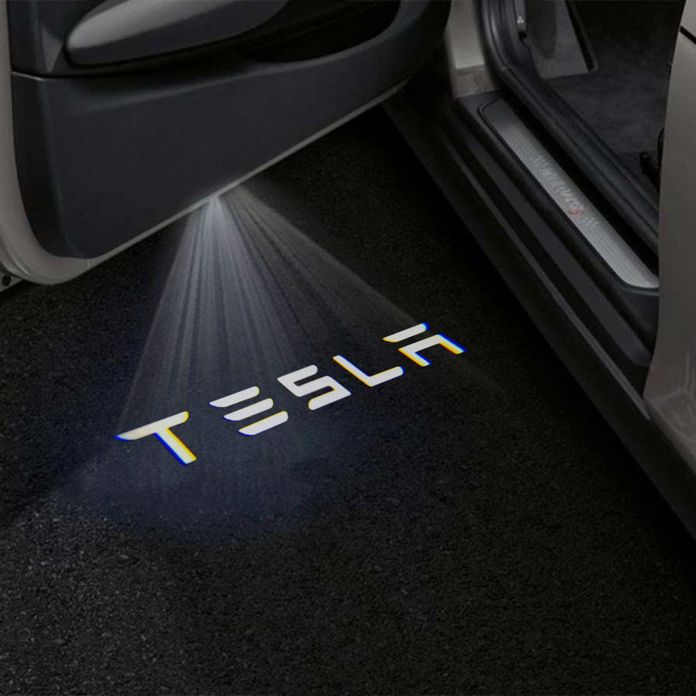 Tesla Model Y Juniper Premium Door Puddle Lights Multiple Designs