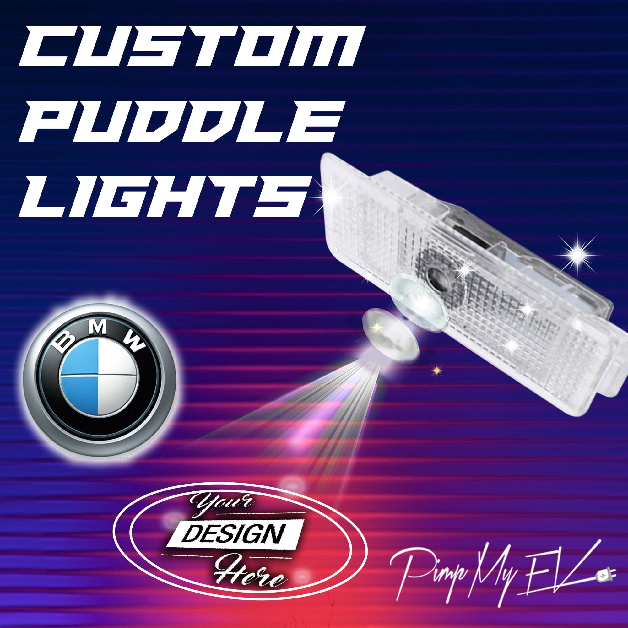 Custom LED Courtesy Door Projector Puddle Lights for BMW– PimpMyEV