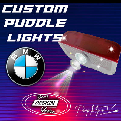 Custom LED Courtesy Door Projector Puddle Lights for BMW - PimpMyEV