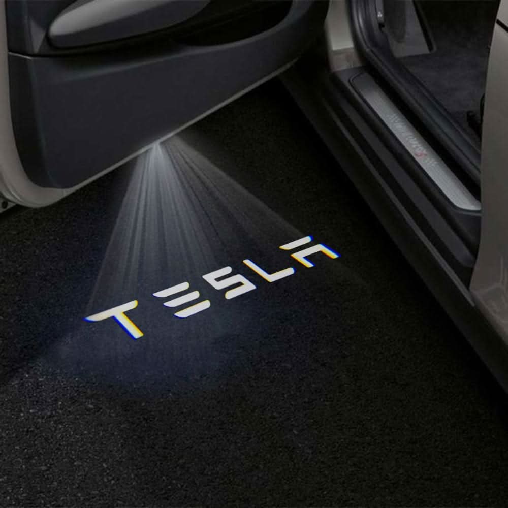 Tesla Model Y Juniper Premium Door Puddle Lights Multiple Designs 2025