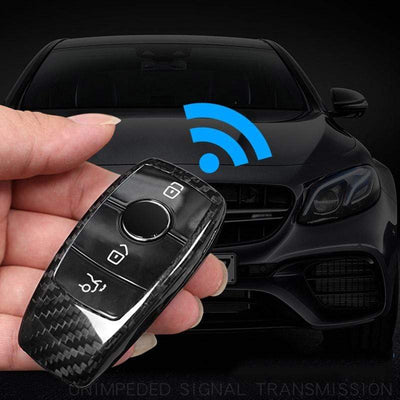 Genuine Carbon Fiber Smart Key Fob Case Mercedes-Benz EQC - PimpMyEV