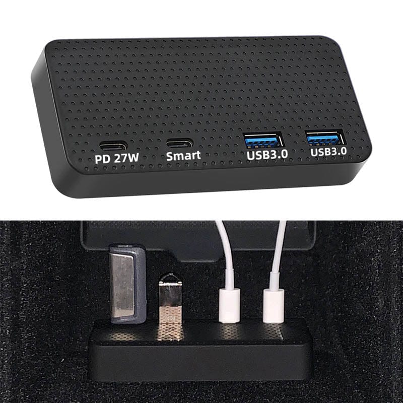 USB C Hub & Splitter mit Schnellladung für Tesla Modelle S 3 X Y