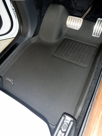 3D MAXpider Custom Fit All-Weather KAGU Series LHD Floor Mats For Tesla Model X 7 SEAT 2022-2023 - PimpMyEV