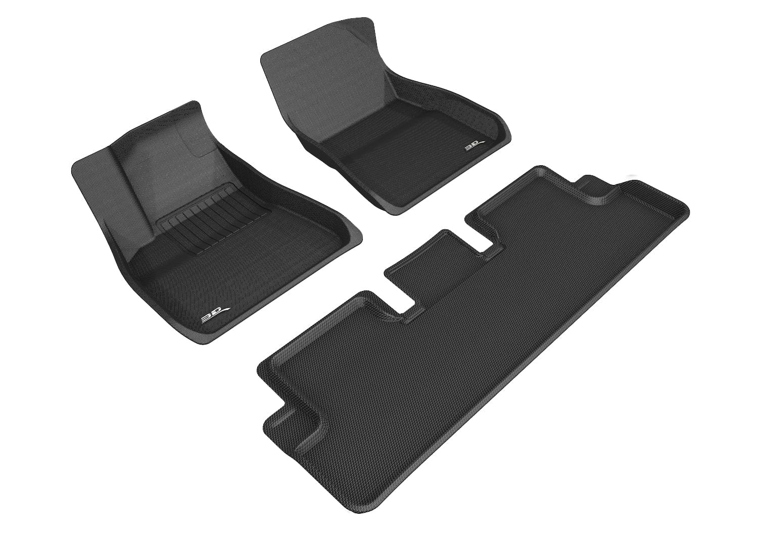 3D MAXpider Custom Fit All-Weather KAGU Series LHD Floor Mats For Tesla  Model 3 5 SEAT 2020-2023