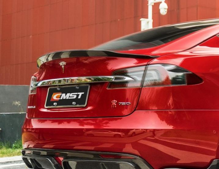 CMST Genuine Carbon Fiber Spoiler Model S 2016-2022 - PimpMyEV
