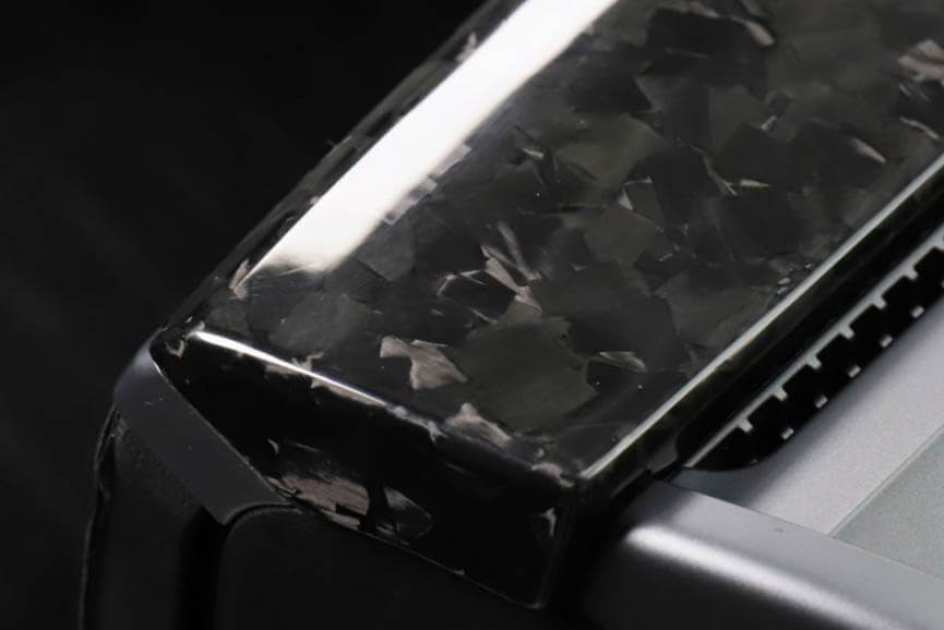 Genuine Forged Carbon Fiber Dashboard Cap Trim For Model 3 (Gloss) - PimpMyEV