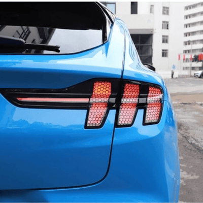 Rear Tail Light Decorative Honeycomb Stickers For Ford Mustang Mach-E 2021-2022 - PimpMyEV
