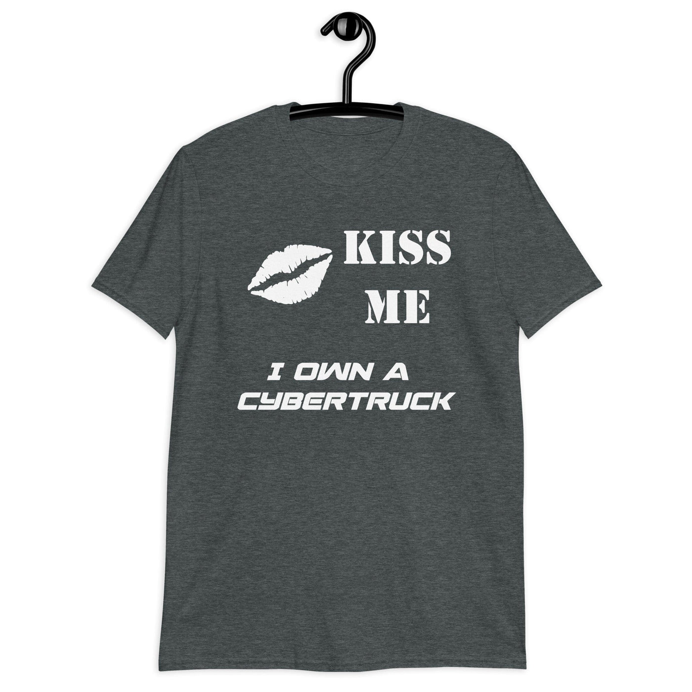 Kiss Me I Own A Tesla Cybertruck Short-Sleeve Unisex T-Shirt - PimpMyEV