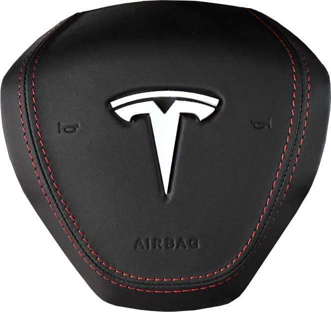 TOPABYTE Lenkradabdeckung für 2017-2023 Tesla Model Y Model 3 Zubehör Car  Steering Wheel Cover Protector Antip, Nicht für Model 3 Highland (Red  Carbonfaser) : : Spielzeug