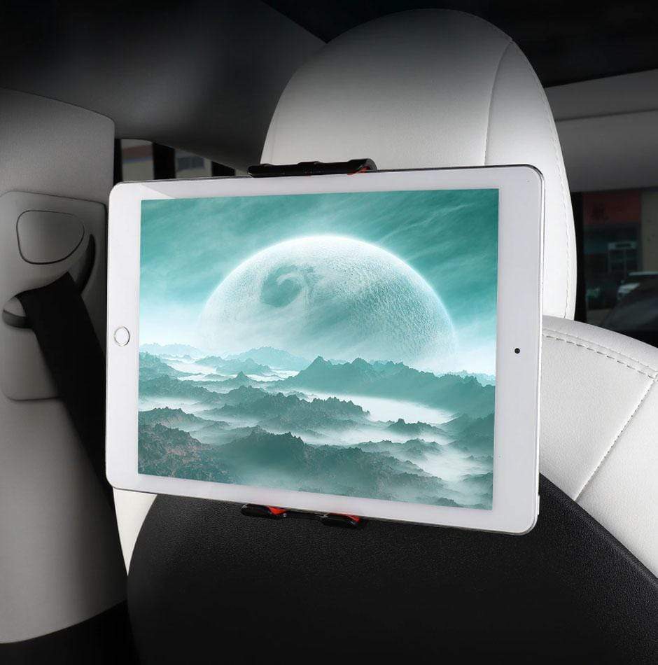 woleyi Tesla Tablet Halterung Rücksitz, Tesla Model 3/Y Kopfstütze Tablet  Halterung für Kinder [Kugelkopf aus Metall & 360° Drehung] für iPad Pro Air  Mini, Galaxy, Fire, Switch, Handys, 4–12.9“ : : Elektronik