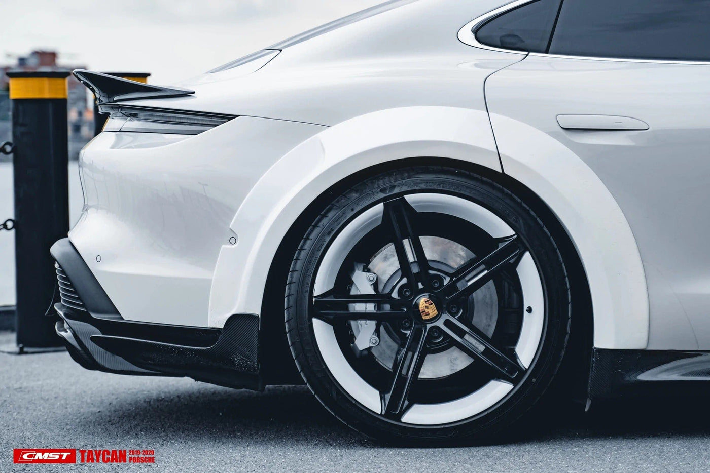 CMST Genuine Carbon Fiber Rear Spoiler For Porsche Taycan Turbo & Turbo S 2021-2023 - PimpMyEV