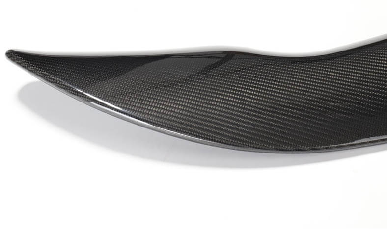 Genuine Carbon Fiber Extended Racing Wing Spoiler Model 3 (Gloss) - PimpMyEV