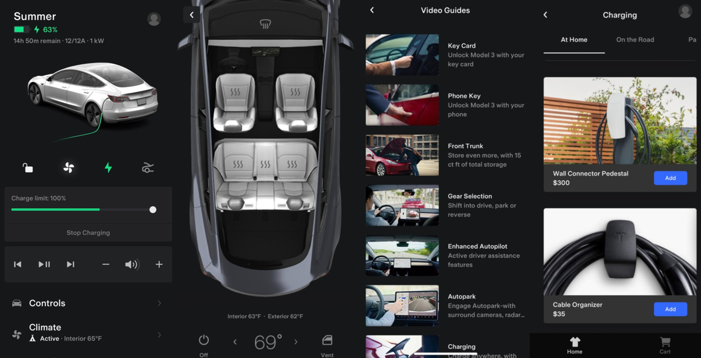 Features in the Tesla App That You Must Know