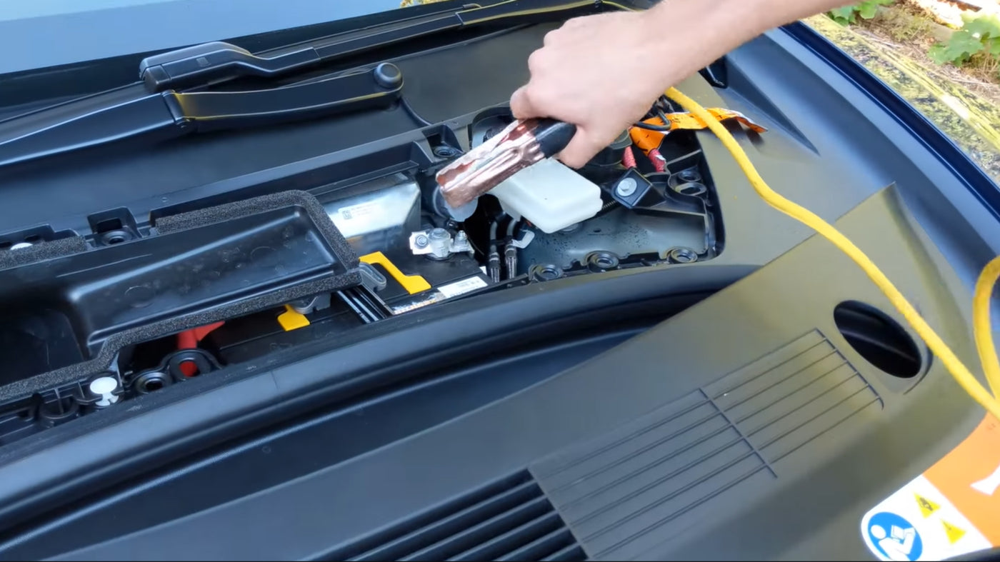 A Step-By-Step Guide To Jumpstarting A Tesla Model 3 And Y Battery