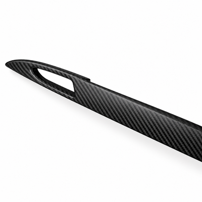 Real Molded Matte Carbon Fiber Rear Trunk Trim for Tesla Model S 2014–2020