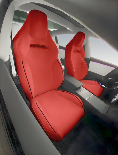 Premium Vegan Leather Seat Covers For Tesla Model 3 2023-2024 Highland PERFORMANCE