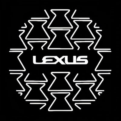 Lexus LS 2nd/3rd/4th/5th Gen Dynamic Dual Lens Premium Door Puddle Lights Multiple Designs 1995-2025