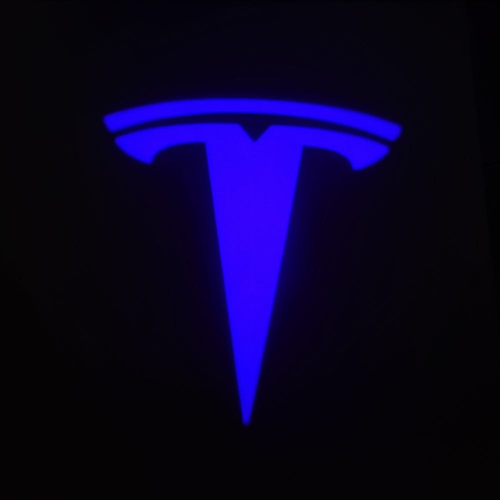 Tesla Model X Premium Door Puddle Lights Multiple Designs 2022-2025