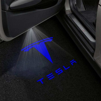Tesla Model X Premium Door Puddle Lights Multiple Designs 2022-2025