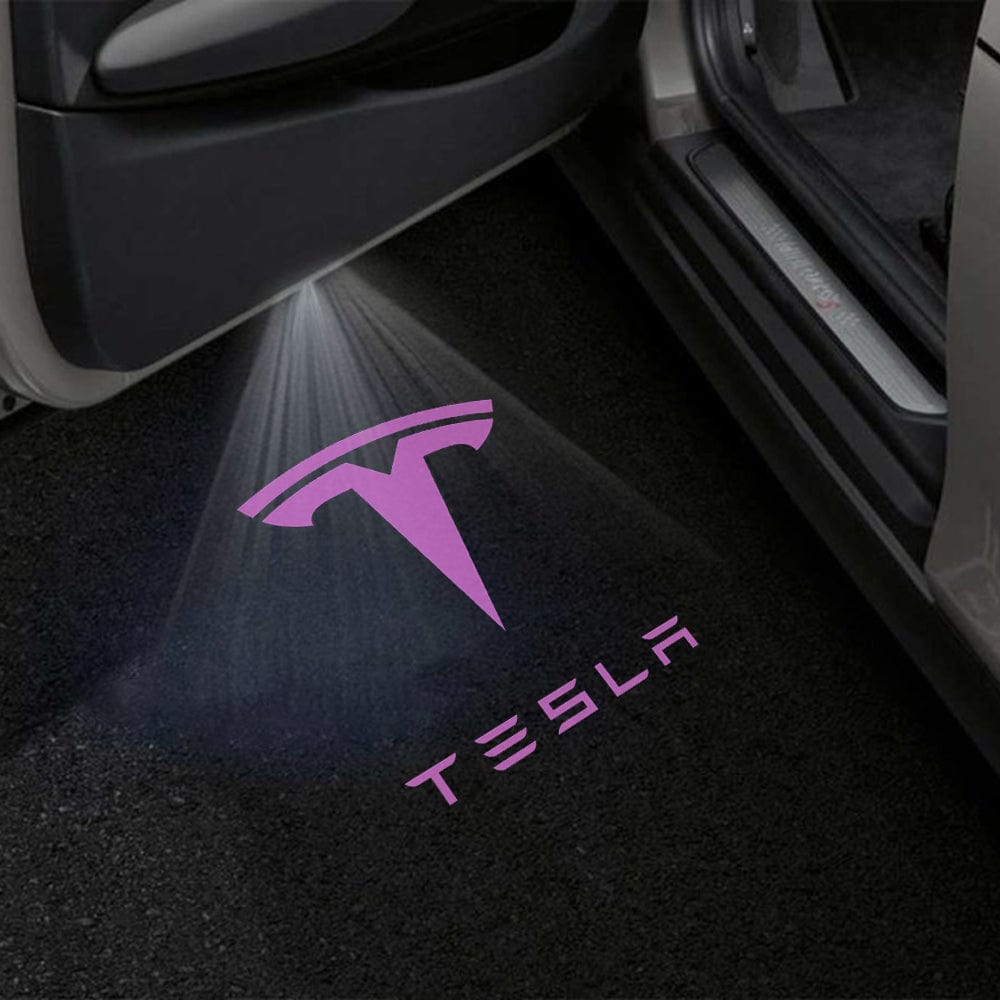 Tesla Model X Premium Door Puddle Lights Multiple Designs 2022-2025