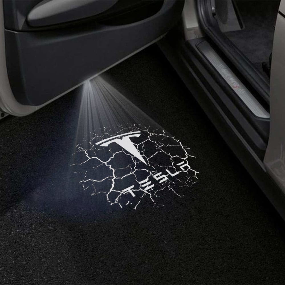 Tesla Model S Premium Door Puddle Lights Multiple Designs 2021-2025