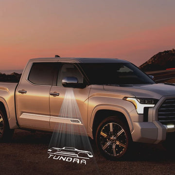 Toyota Tundra 2nd Gen Platinum Premium Side Wing Mirror Puddle Lights Multiple Designs 2007-2021