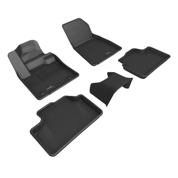 3D MAXpider Custom Fit All-Weather KAGU Series LHD Floor Mats For Volvo EC40 5 SEAT 2025