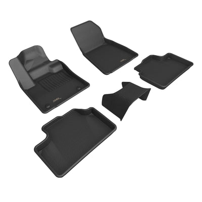 3D MAXpider Custom Fit All-Weather KAGU Series LHD Floor Mats For Volvo EC40 5 SEAT 2025