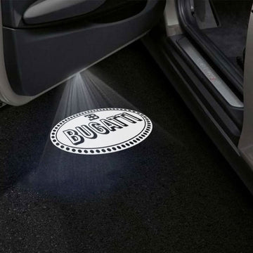 Bugatti Chiron Premium Door Puddle Lights Multiple Designs 2016–2026