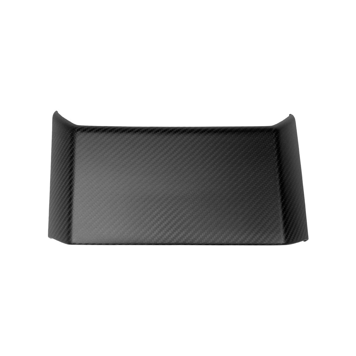 Real Molded Matte Carbon Fiber Armrest & Rear Screen Overlay Cover For Tesla Cybertruck 2024+