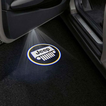 Jeep Cherokee Overland Premium Door Puddle Lights Multiple Designs 2016–2020