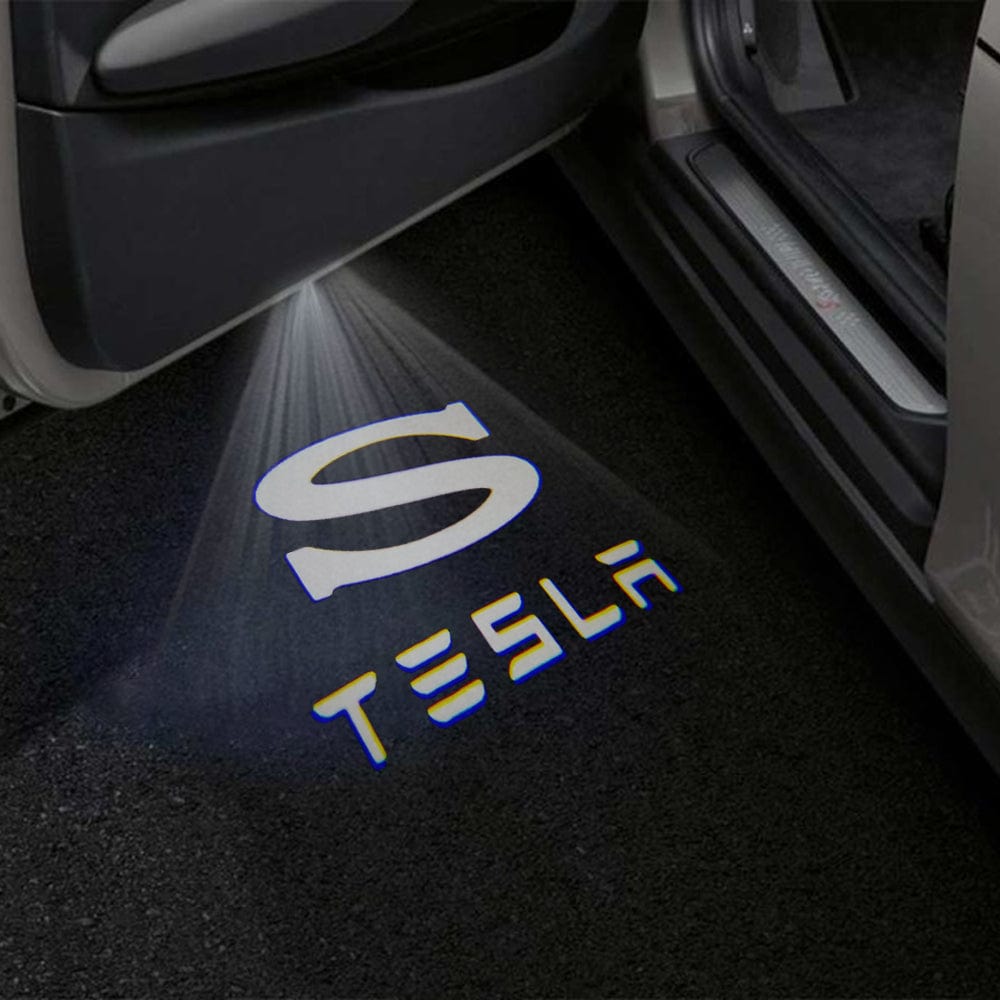 Tesla Model S Premium Door Puddle Lights Multiple Designs 2021-2025