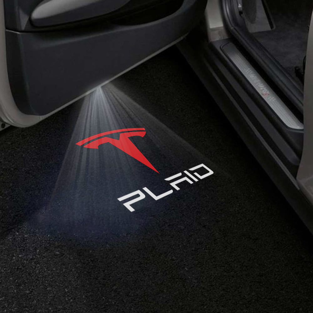Tesla Model S Premium Door Puddle Lights Multiple Designs 2021-2025