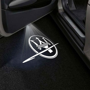 Maserati GranCabrio Premium Door Puddle Lights Multiple Designs 2010–2019