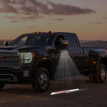 GMC Sierra Premium Side Wing Mirror Puddle Lights Multiple Designs 2015-2026