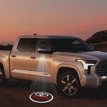 Toyota Tundra 2nd Gen Platinum Premium Side Wing Mirror Puddle Lights Multiple Designs 2007-2021
