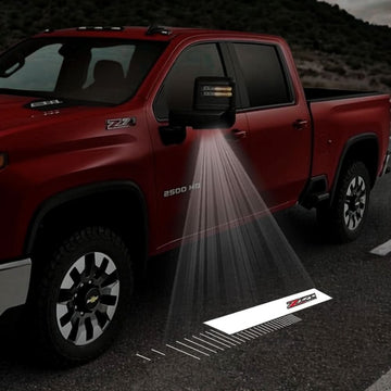 Chevrolet Cheyenne 4th Gen Premium Side Wing Mirror Puddle Lights Multiple Designs 2015-2026