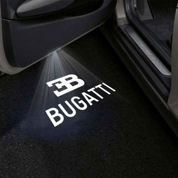Bugatti Chiron Premium Door Puddle Lights Multiple Designs 2016–2026