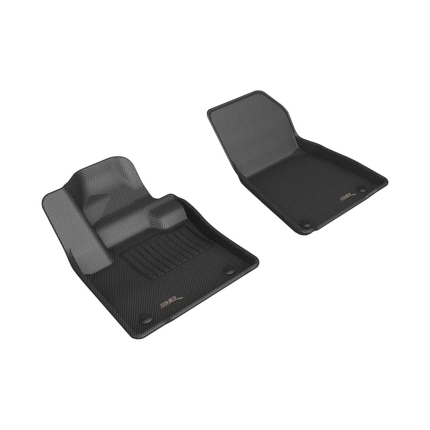 3D MAXpider Custom Fit All-Weather KAGU Series LHD Floor Mats For Volvo EX40 2025