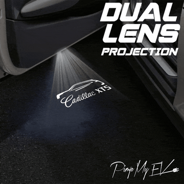 Cadillac XT5 1st Gen Dynamic Dual Lens Premium Door Puddle Lights Multiple Designs 2016-2024