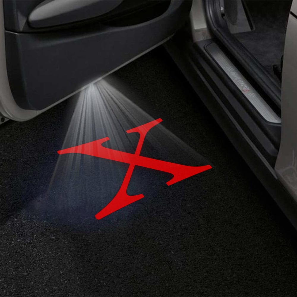 Tesla Model X Premium Door Puddle Lights Multiple Designs 2022-2025