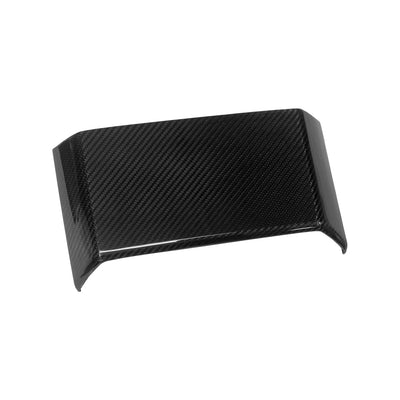 Real Molded Gloss Carbon Fiber Armrest & Rear Screen Overlay Cover For Tesla Cybertruck 2024+