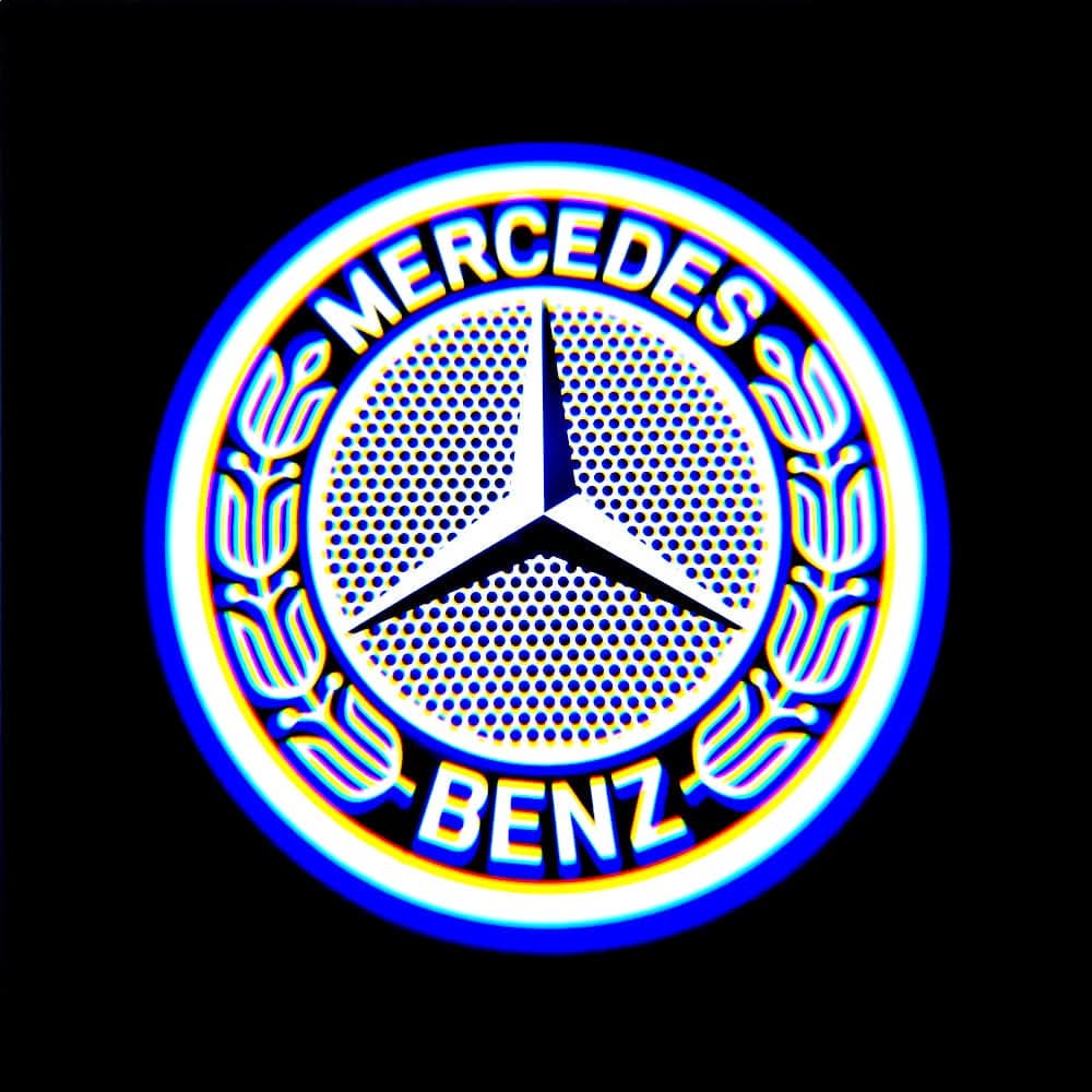 Mercedes-Benz CLA-Class 1st Gen C117 Dynamic Dual Lens Premium Door Puddle Lights Multiple Designs  2013-2018