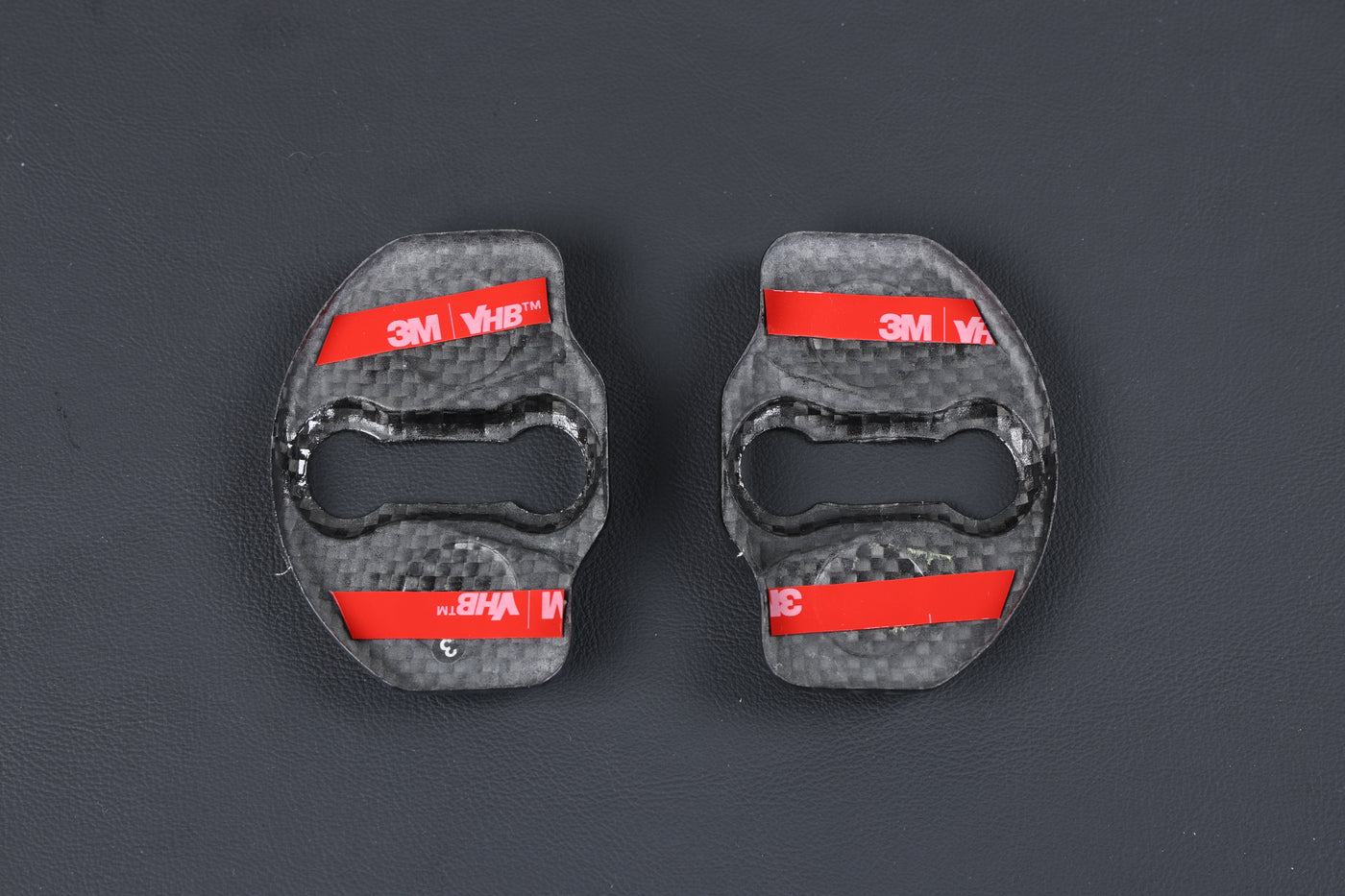 Real Molded Carbon Fiber Gloss Door Hook Covers for Tesla Model Y Juniper 2025-2026