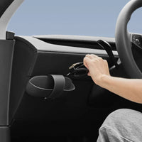 Leather Sunglasses Holder for Tesla Model 3 Highland & Model Y Juniper 2023-2026