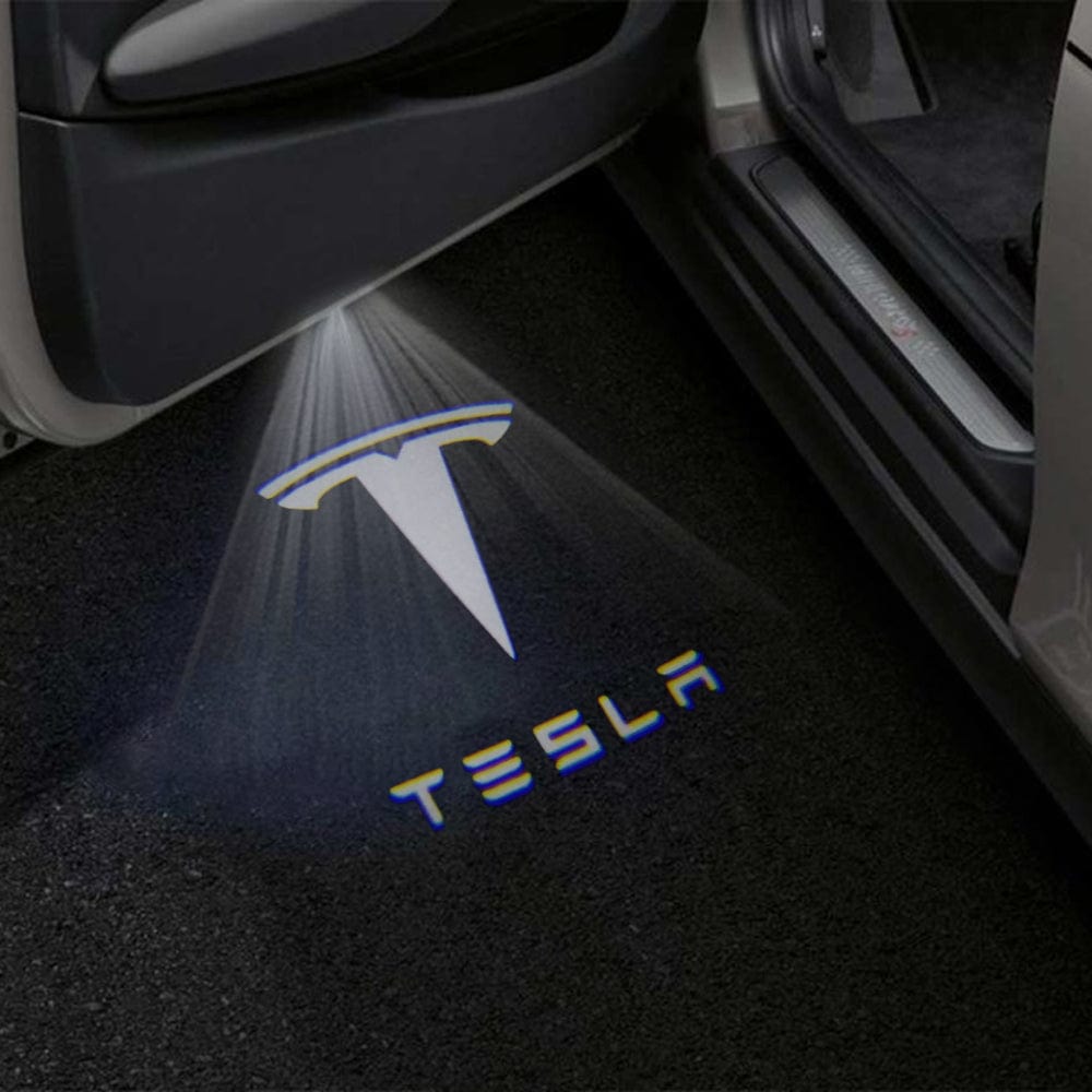 Tesla Model S Premium Door Puddle Lights Multiple Designs 2021-2025