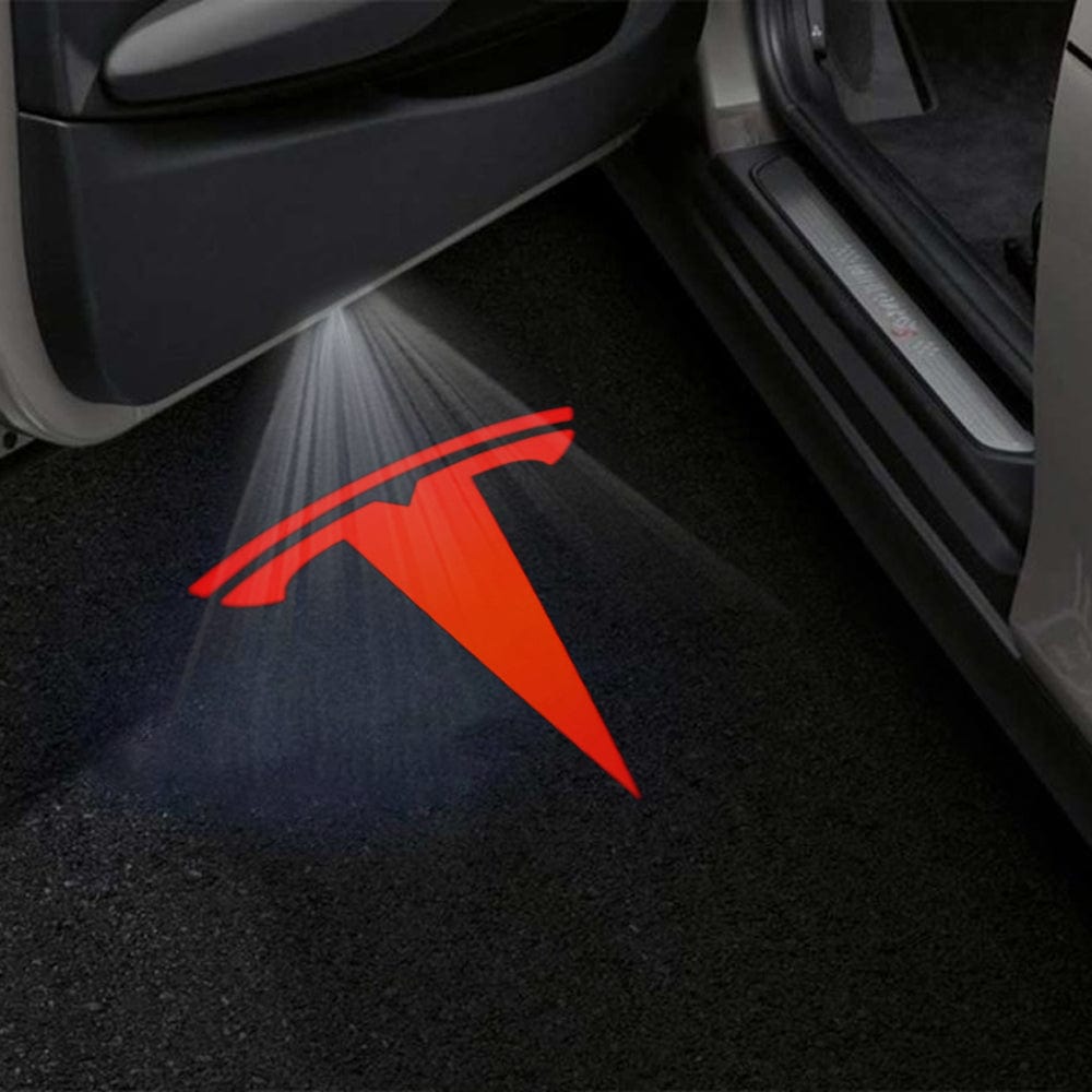 Tesla Model S Premium Door Puddle Lights Multiple Designs 2021-2025