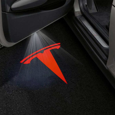 Tesla Model S Premium Door Puddle Lights Multiple Designs 2021-2025