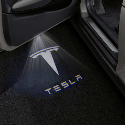 Tesla Model X Premium Door Puddle Lights Multiple Designs 2022-2025