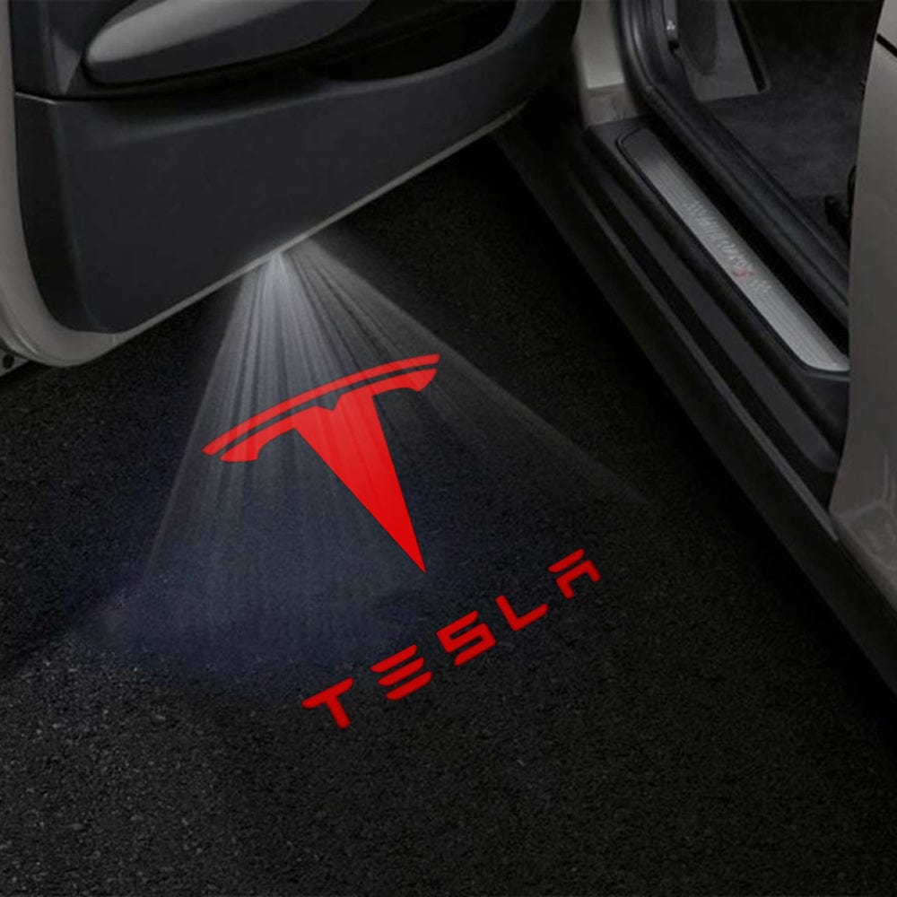 Tesla Model S Premium Door Puddle Lights Multiple Designs 2021-2025